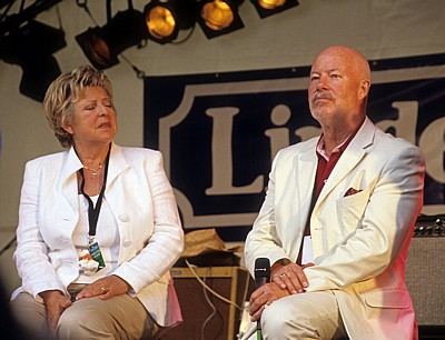 Marienplatz: Marie-Luise Marjan (Helga Beimer) Bill Mockridge (Erich Schiller) - München