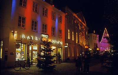 Weihnachtsbeleuchtung in der Krahnstraße - Osnabrück