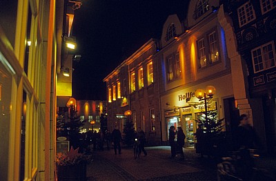 Weihnachtsbeleuchtung in der Krahnstraße - Osnabrück