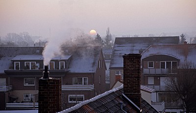 Blumenhaller Weg: Sonnenaufgang über der Stadt - Osnabrück