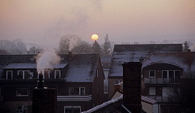 Blumenhaller Weg: Sonnenaufgang über der Stadt - Osnabrück