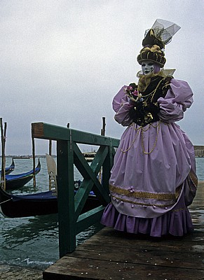 Karneval in Venedig: Molo San Marco - Venedig