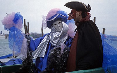 Karneval in Venedig: Molo San Marco - Venedig