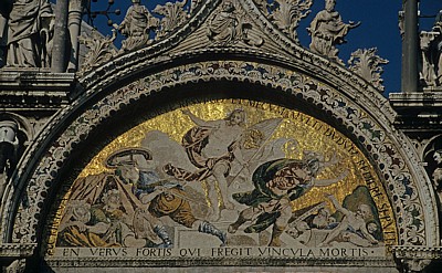 Basilica San Marco: Fassadenmosaik - Venedig