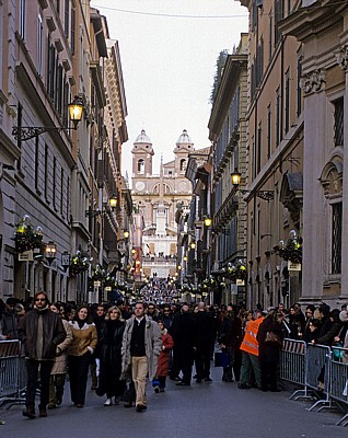 Spanische Treppe und Trinita dei Monti - Rom