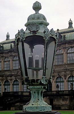 DDR: Zwinger - Lampe - Dresden