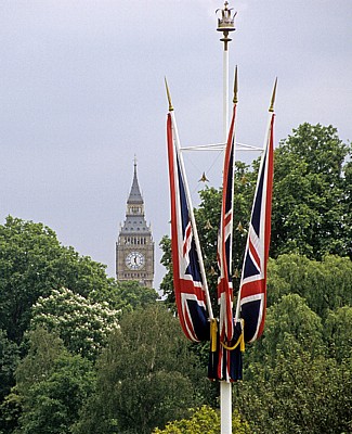 Blick vom Victoria Memorial: St James's Park - London
