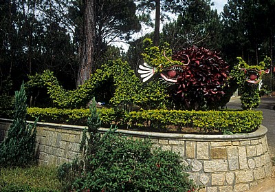 Thién viên Trúc Lâm: Gartenarchitektur - Da Lat