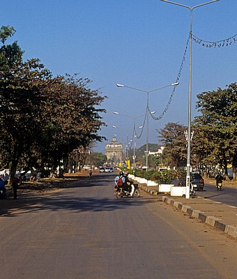 Avenue Lane Xang, am Ende der Patou Say - Vientiane