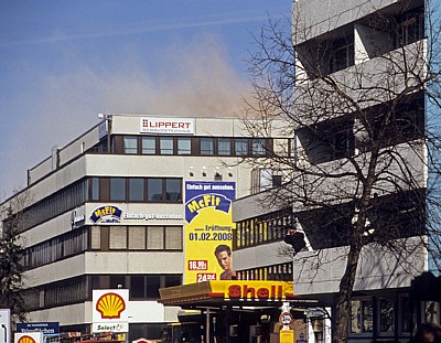 Tegernseer Landstraße (Mittlerer Ring): Sprengung des Agfa-Hochhauses - München