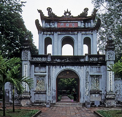 Literaturtempel (Van Mieu): Eingang - Hanoi