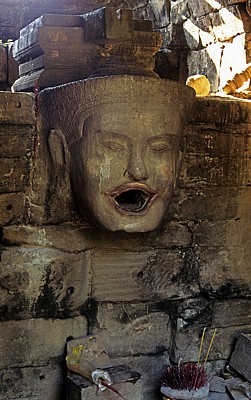 Preah Neak Pean: Wasserspeier (Osten) - Angkor