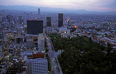 Blick vom Torre Latinoamericana - Mexiko-Stadt