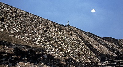 Pirámide del Sol (Sonnenpyramide): Treppe - Teotihuacán