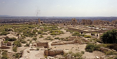 Zitadelle: Ayyubidischer Palast mit der Bäderanlage (rechts). - Aleppo