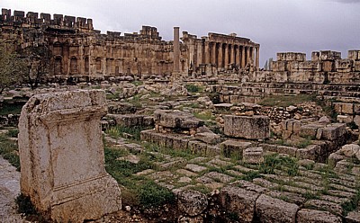 Zeremonial- und Opferhof - Baalbek