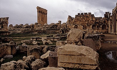 Zeremonial- und Opferhof - Baalbek