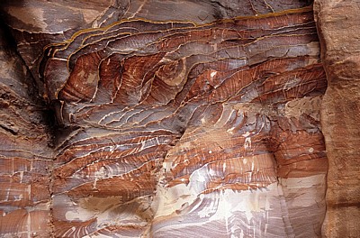 Gesteinsschichten - Petra