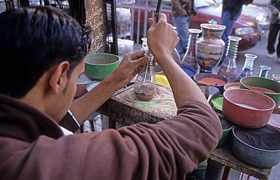 Herstellung von Sandflaschen - Amman