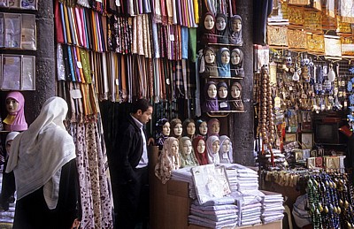 Souk al-Hamidiya: Schals und Kopftücher - Damaskus