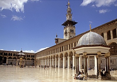 Omayyaden-Moschee: Sahn (Hof) - Damaskus