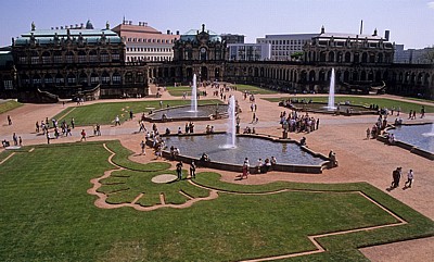 Innere Altstadt: Zwinger – Zwingerhof und Glockenspielpavillon - Dresden
