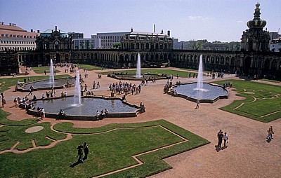 Innere Altstadt: Zwinger - Zwingerhof - Dresden