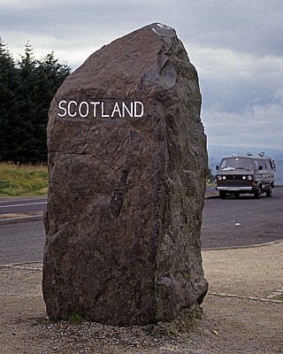Grenzstein nach Schottland  - England