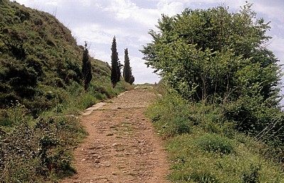 Jakobsweg (Camino Francés): Römerstraße zwischen Cirauqui und Lorca - Navarra