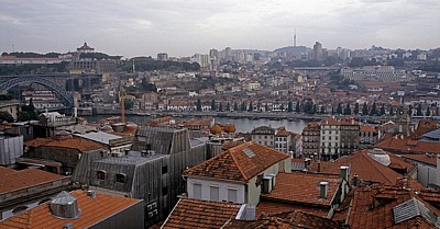 Blick über die Altstadt nach Vila Nova de Gaia. - Porto