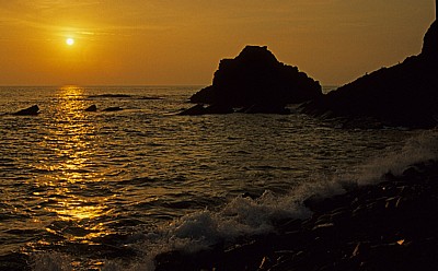 Sonnenuntergang am Meer - Atlantikküste