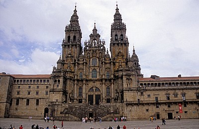 Jakobsweg (Camino Francés): Catedral de Santiago de Compostela (Kathedrale) - Westfassade - Santiago de Compostela