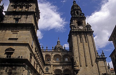 Catedral de Santiago de Compostela (Kathedrale): Südseite - Santiago de Compostela