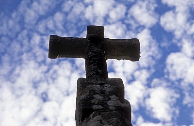 Jakobsweg (Caminho Português): Santiaguiño do Monte - Kreuz - Padrón