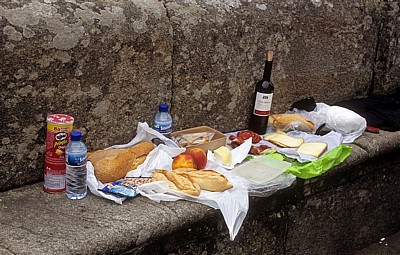 Plaza del Obradoiro: Picknick - Santiago de Compostela