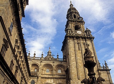 Catedral de Santiago de Compostela (Kathedrale) - Südfassade - Santiago de Compostela