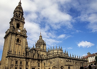 Catedral de Santiago de Compostela (Kathedrale): Ostfassade - Santiago de Compostela