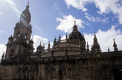 Catedral de Santiago (Kathedrale): Ostseite - Santiago de Compostela