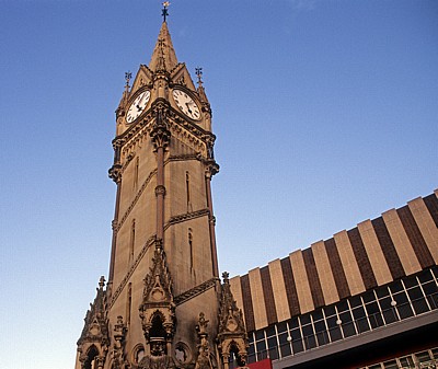Haymarket Memorial Clock Tower (Uhrturm) - Leicester