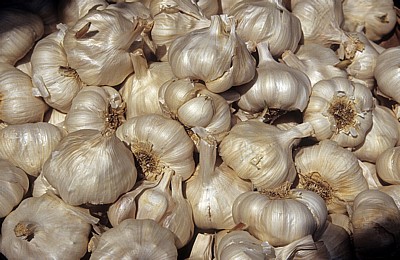 Viktualienmarkt: Knoblauch - München