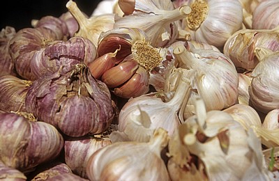 Viktualienmarkt: Knoblauch - München
