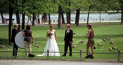 Englischer Garten: Hochzeits-Fotoshooting  - München
