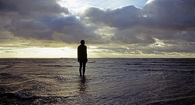 Kunstinstallation: Another Place (Antony Gormley) - Crosby