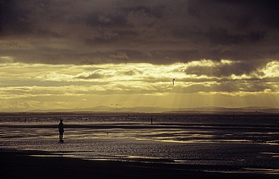 Kunstinstallation: Another Place (Antony Gormley) - Crosby