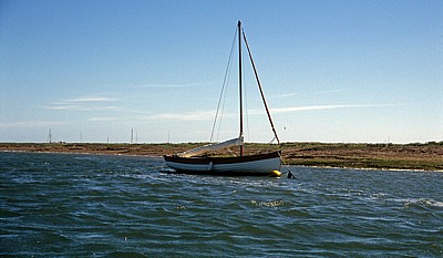 Blakeney National Nature Reserve: Segelboot - Norfolk