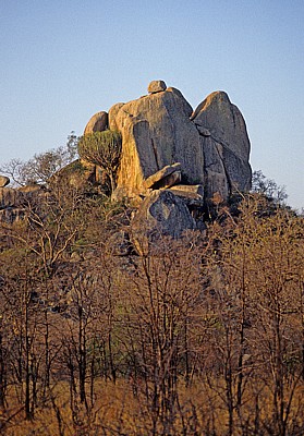 Whovi Wild Area: Felsformation - Castle Kopje  - Matopos National Park