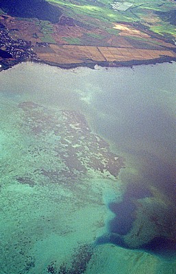Flug Mauritius - Harare: Blick auf den Indischen Ozean - Mauritius