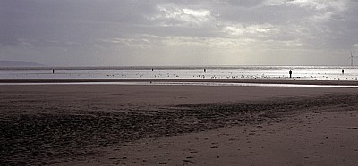 Kunstinstallation: Another Place (Antony Gormley) - Crosby