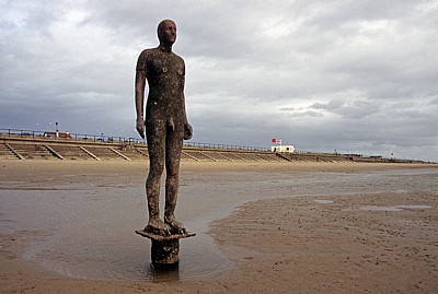 Kunstinstallation: Another Place (Antony Gormley) - Crosby