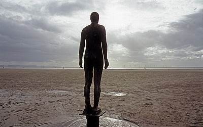 Kunstinstallation: Another Place (Antony Gormley) - Crosby